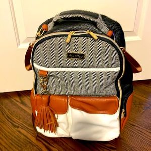 Itzy Ritzy Diaper Bag - Boss Bag Coffee and Cream